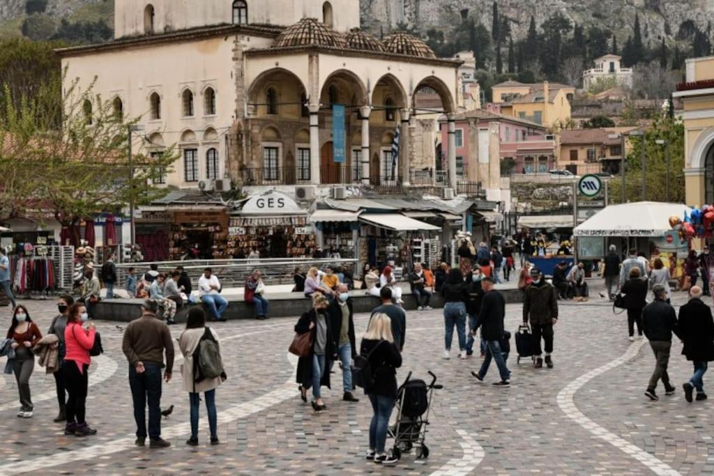 4 Family And Friends - Acropolis View Apartment Athens Ngoại thất bức ảnh